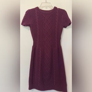 Tommy Hilfiger Purple Knit Dress